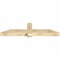 Ekena Millwork Eugene Rough Sawn Timber Gable Bracket, Douglas Fir, 72"W x 18"H x 6"D x 6"F, 6/12 Pitch GBW072X18X0606EUG00RDF - alternate 2